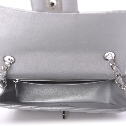 Chanel Metallic Lambskin Quilted Mini Rectangular Flap Silver 5 of 9