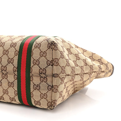 Gucci Monogram Medium Jolicoeur Tote Dark Brown 9 of 10