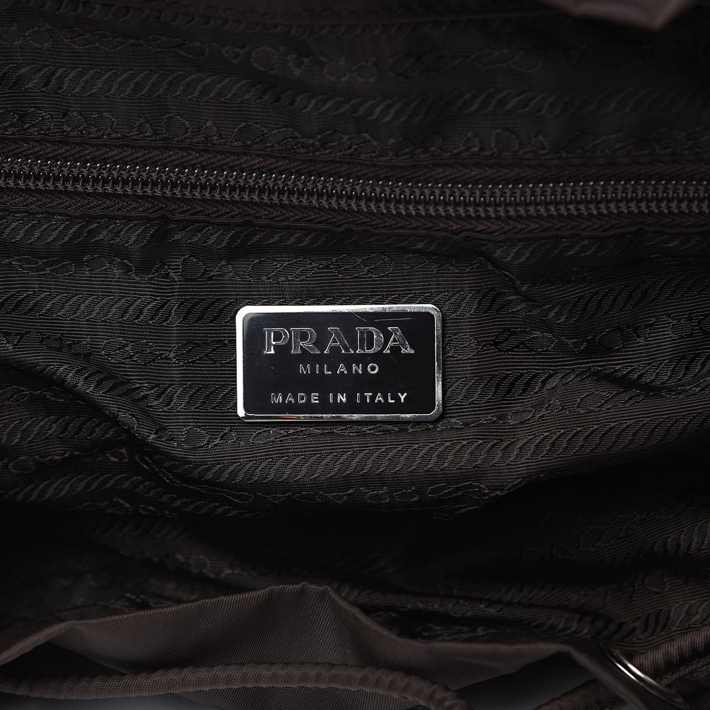 Tessuto Nylon Medium Vela Backpack Ebano