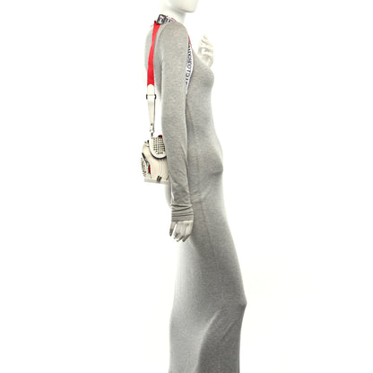 Christian Louboutin Calfskin Spiked Small Explorafunk Backpack White 2 of 9