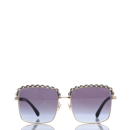 Chanel Metal Square Chain Sunglasses 71369 Grey 2 of 8