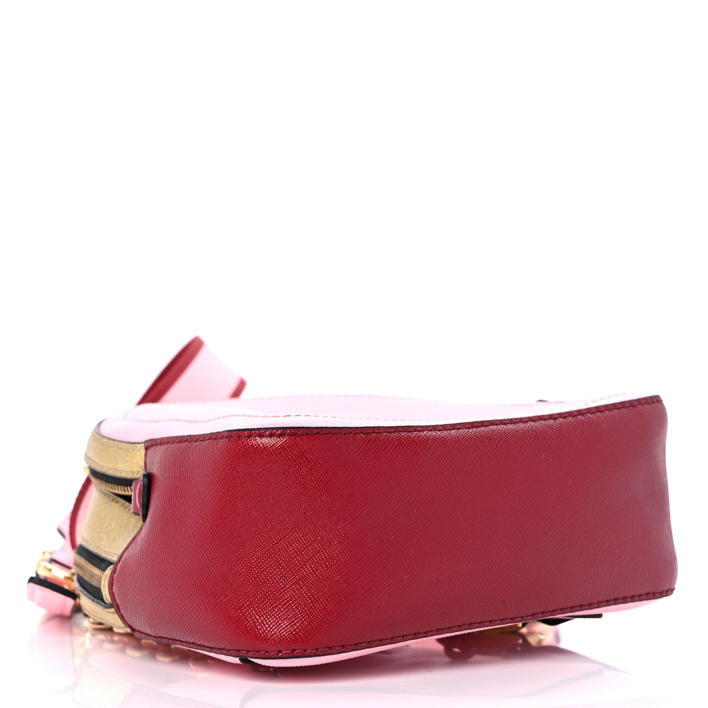 Saffiano Mini Snapshot Backpack Pink Multicolor