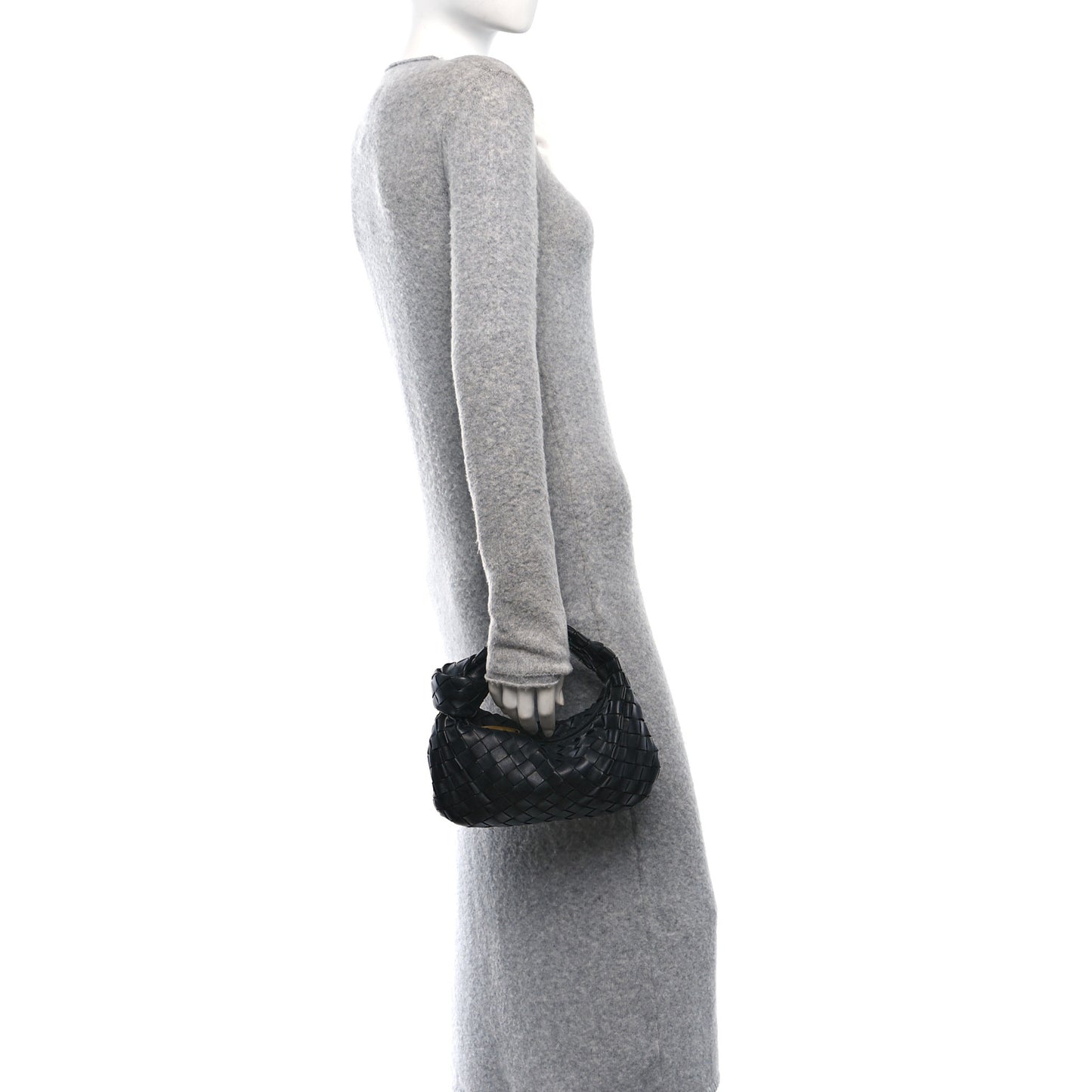Nappa Intrecciato Mini Jodie Black
