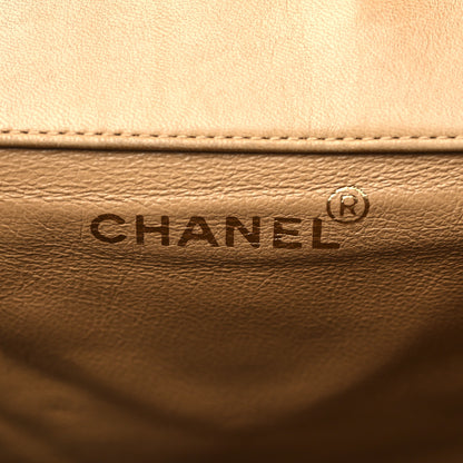 Chanel Lambskin Quilted Backpack Beige 6 of 12