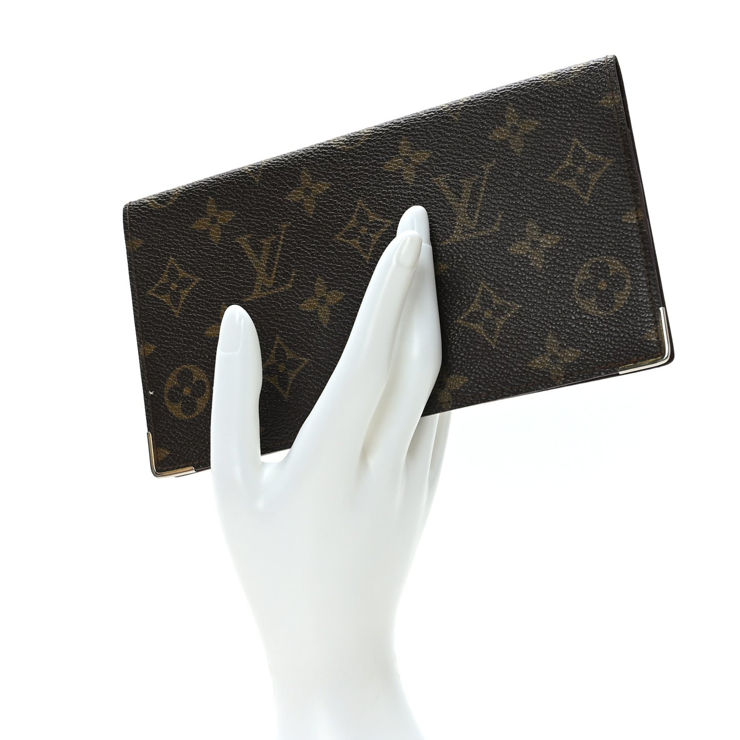Monogram Checkbook Wallet