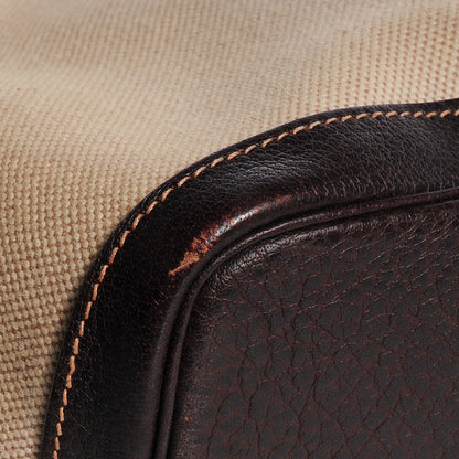 Hermes Toile Buffle Gala Garden Party 36 MM Marron Fonce 6 of 10