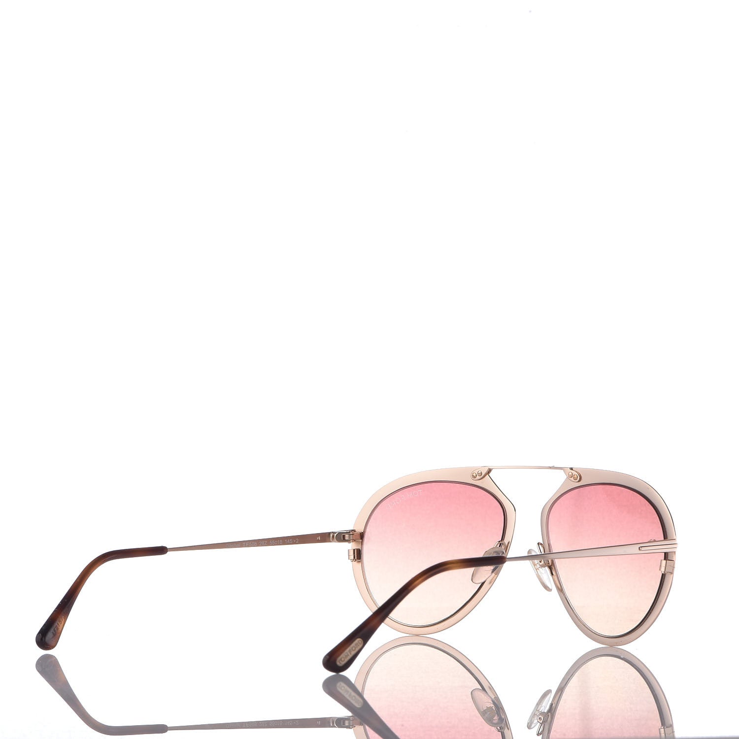 Tom Ford Dashel Sunglasses TF508 Rose Gold 4 of 7