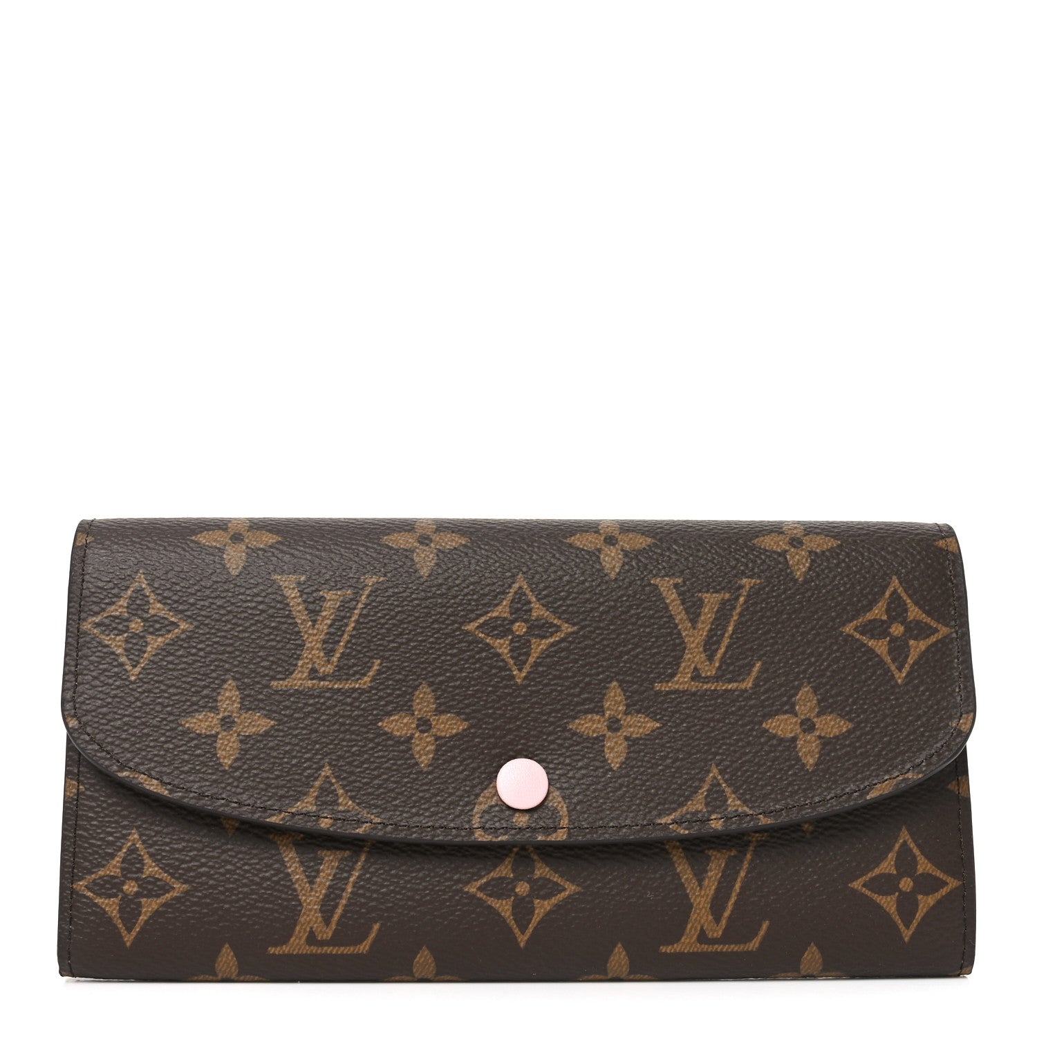 Louis Vuitton Monogram Emilie Wallet Rose Ballerine 1 of 7