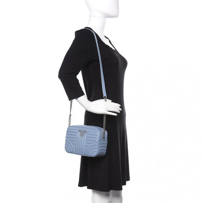 Prada Soft Calfskin Diagramme Camera Bag Astrale 2 of 10
