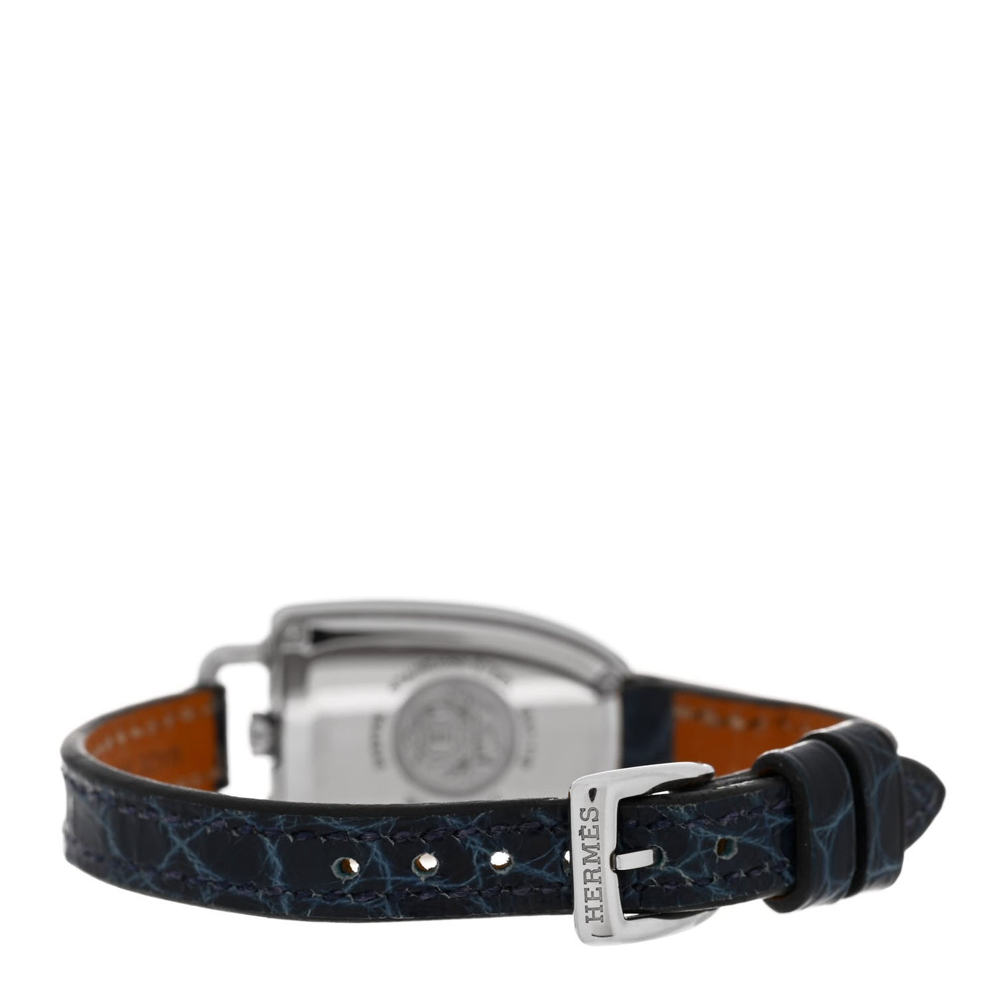 Stainless Steel Alligator 20mm Galop Quartz Watch Bleu Saphir