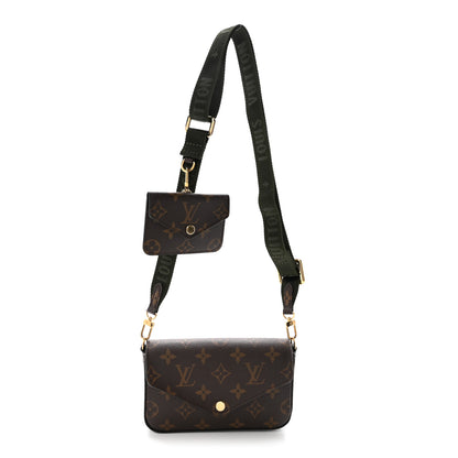Louis Vuitton Monogram Felicie Strap & Go Kaki 1 of 9