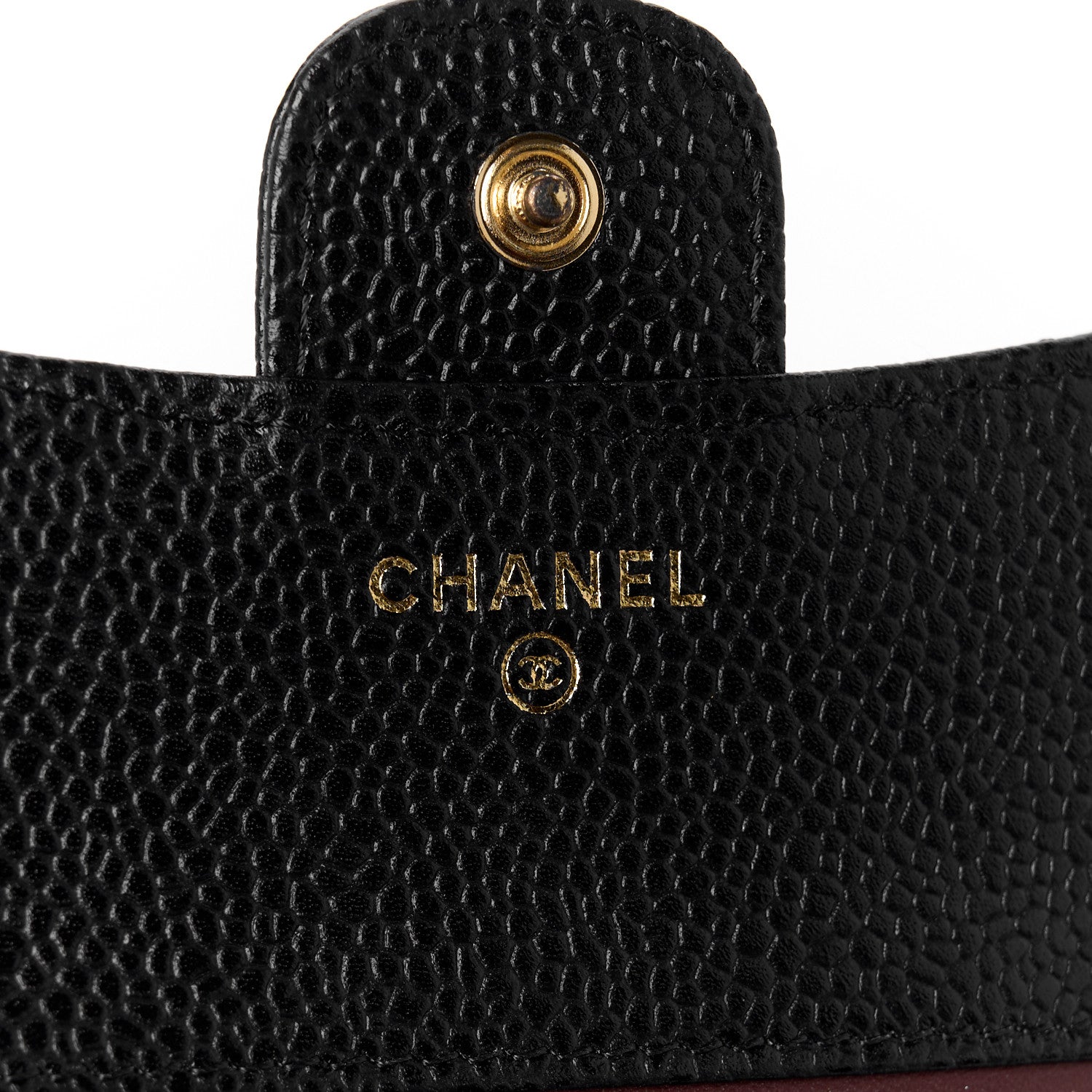 Chanel Caviar Quilted Compact Flap Wallet Black 7 of 11