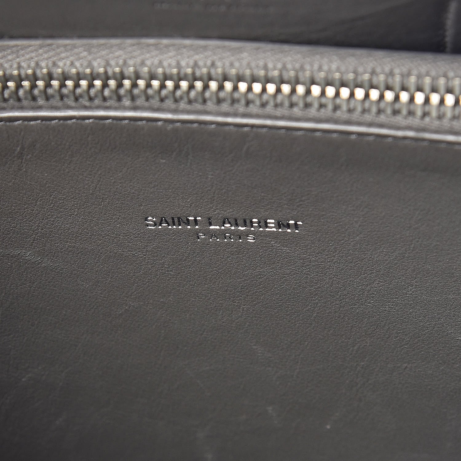 Saint Laurent Grained Calfskin Small Sac De Jour Fog 9 of 32