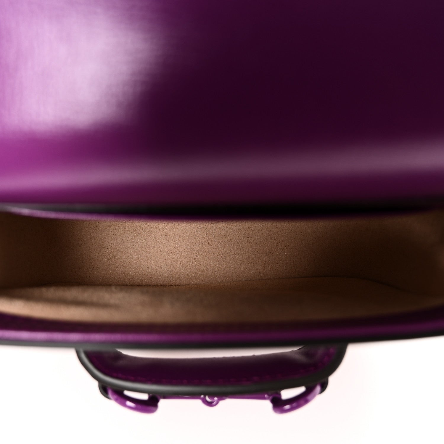 Gucci Azalea Calfskin Web Monochrome Horsebit 1955 Wallet On Strap Purple 5 of 10