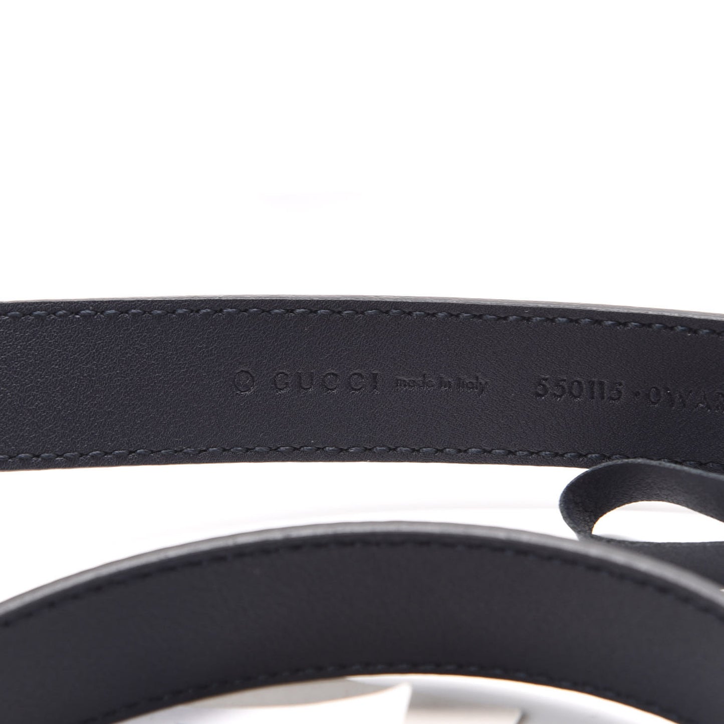 Calfskin Torchon Double G 20mm Belt 80 32 Off White Blue Red