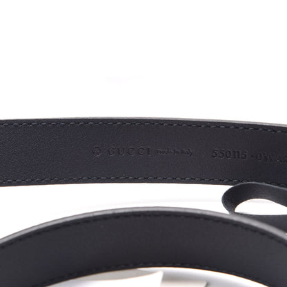 Gucci Calfskin Torchon Double G 20mm Belt 80 32 Off White Blue Red 3 of 5