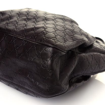 Gucci Guccissima Medium Sukey Top Handle Tote Chocolate 9 of 12