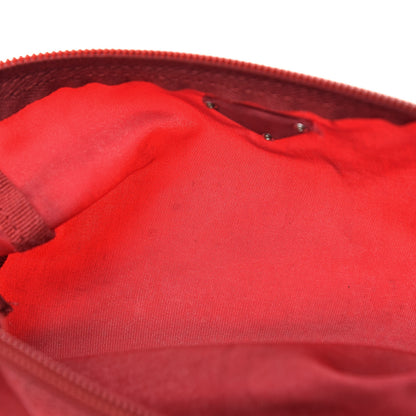 Prada Nylon Vela Cosmetic Pouch Rosso 9 of 10