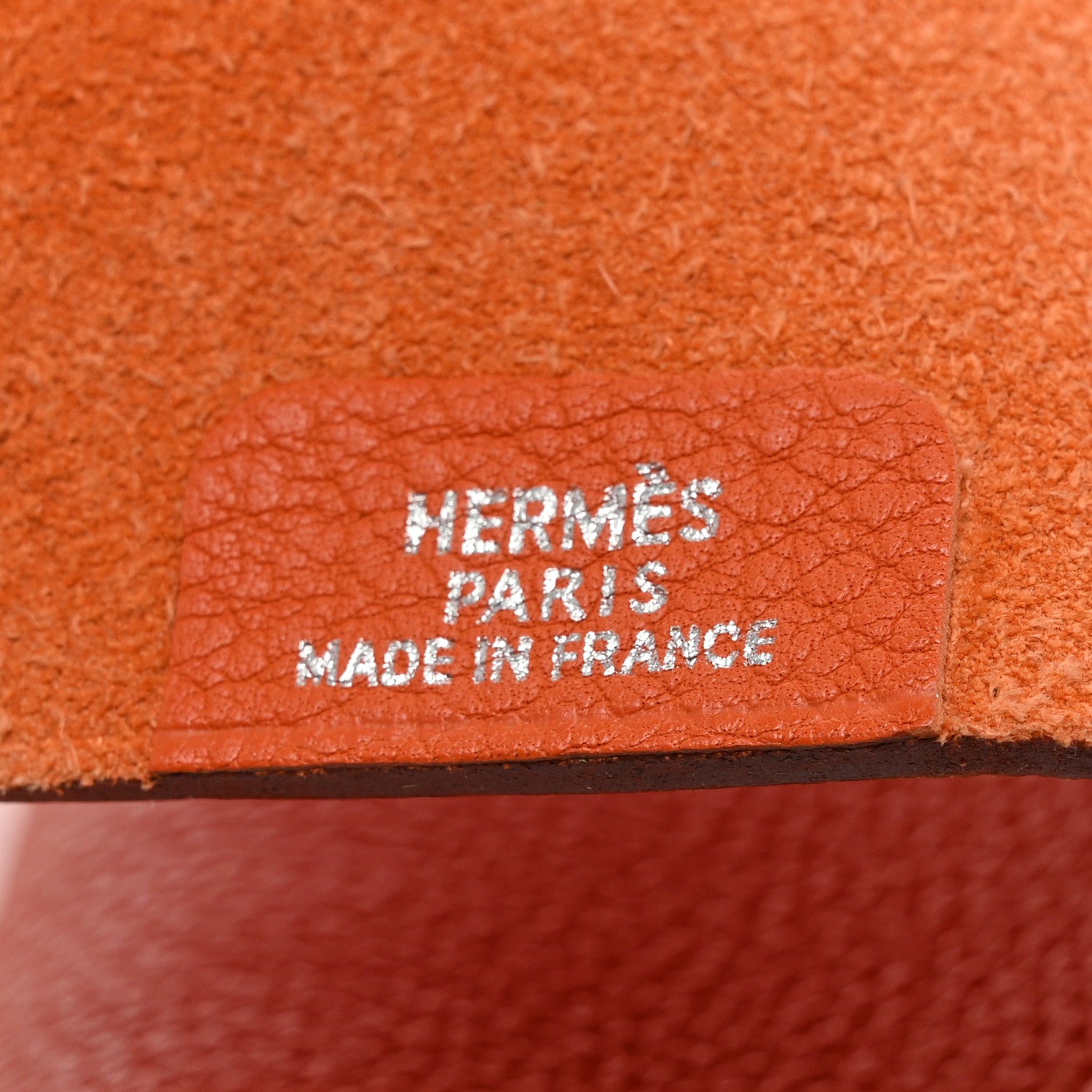 Hermes Togo Ulysse MM Notebook Cover Orange 4 of 7