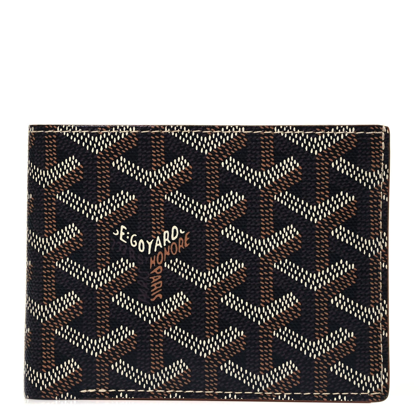 Goyardine Bi-Fold Victoire PM Wallet Black