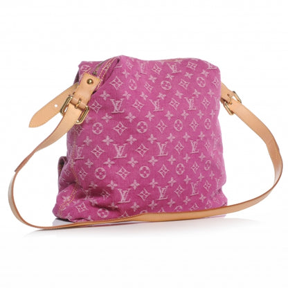 Louis Vuitton Denim Baggy GM Fuchsia 4 of 7