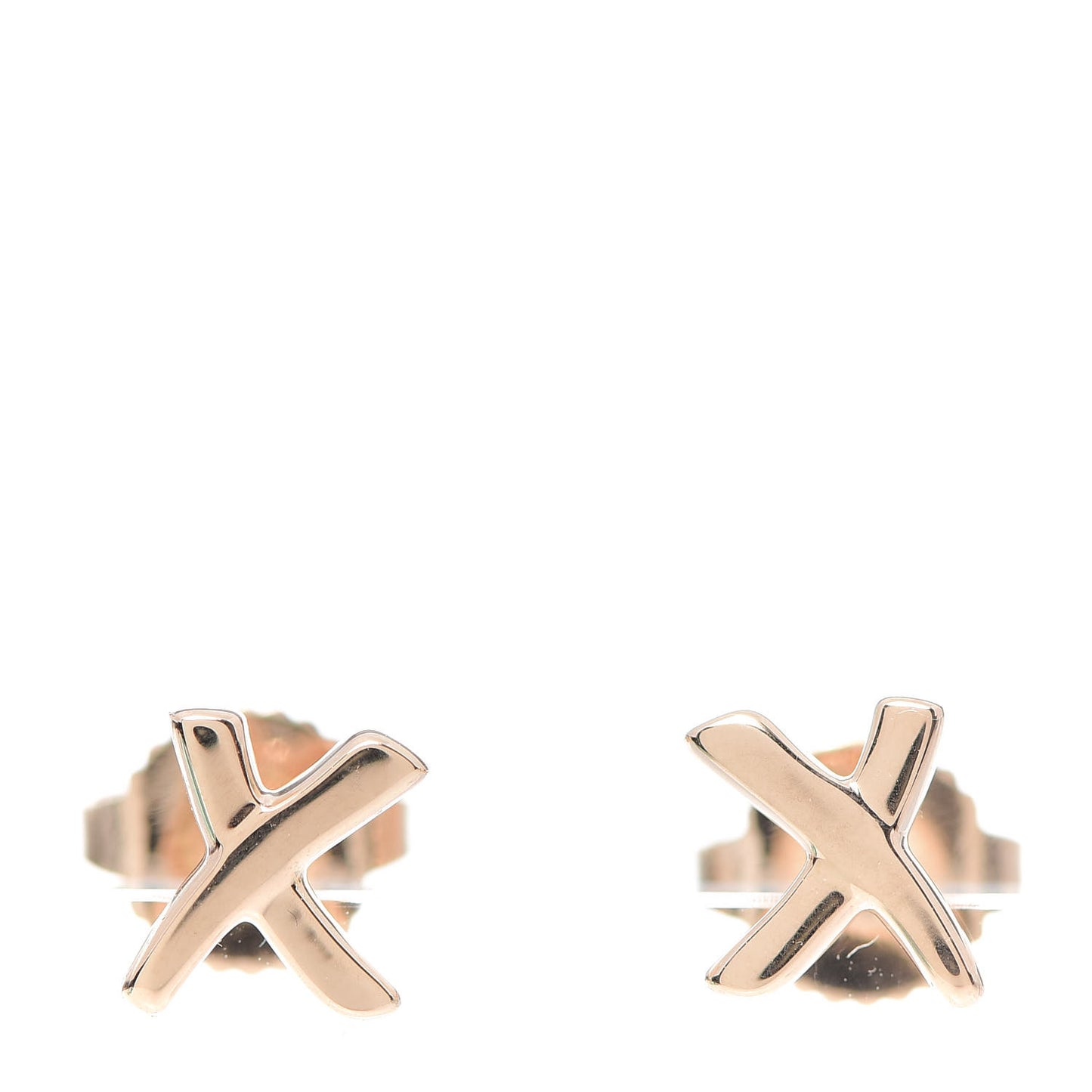 18K Rose Gold Mini Paloma's Graffiti X Earrings