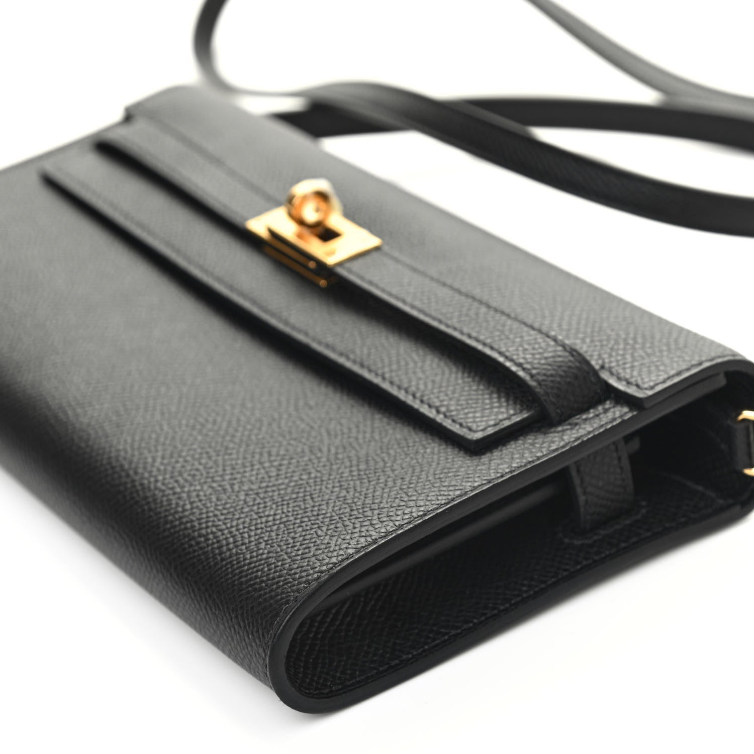 Hermes Epsom Kelly Wallet To Go Black 9 of 9