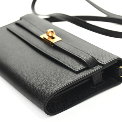 Hermes Epsom Kelly Wallet To Go Black 9 of 9