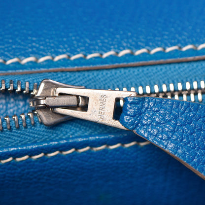 Hermes Epsom Candy Birkin 35 Celeste Mykonos 15 of 38