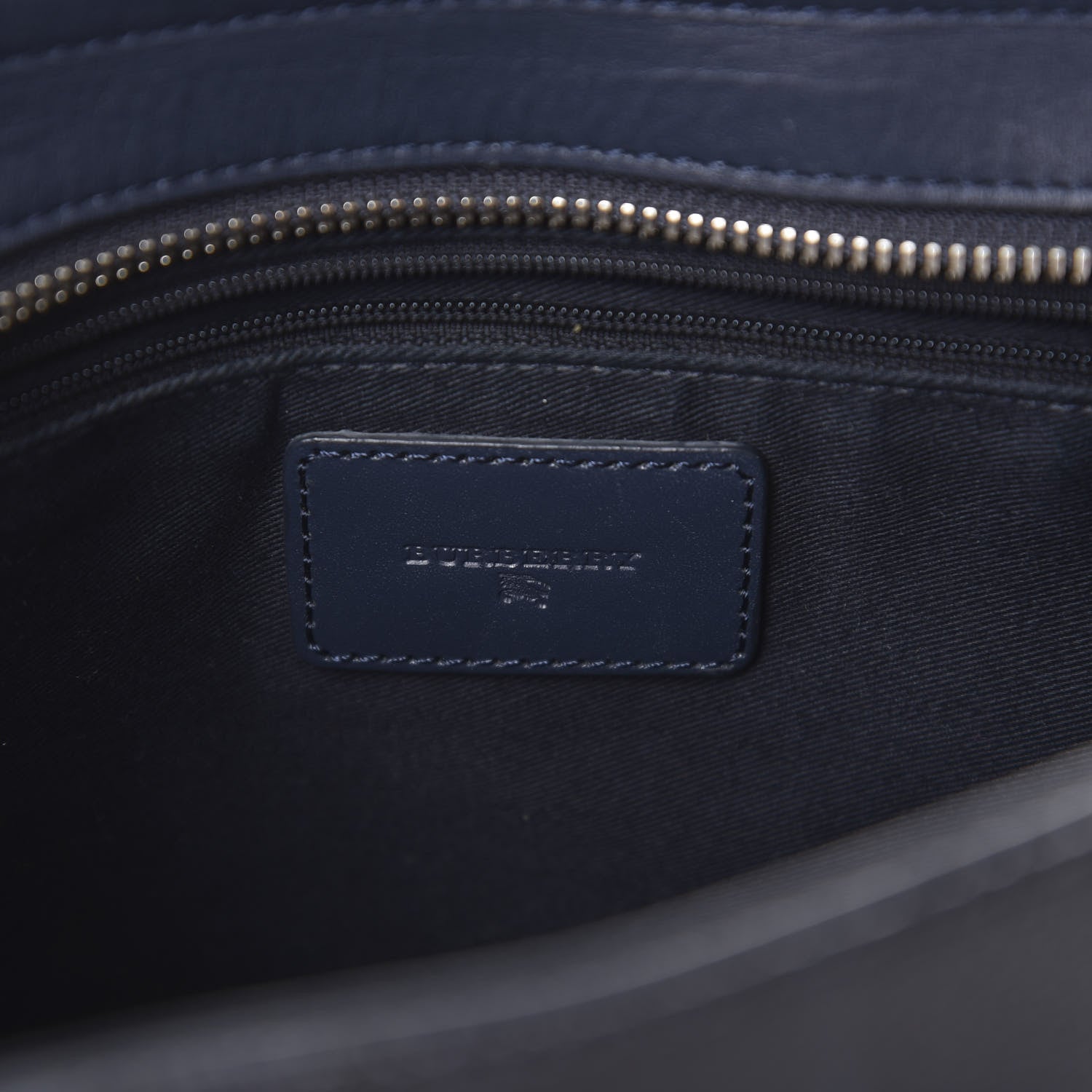 Burberry Haymarket Check Shoulder Bag Blue Black 7 of 9