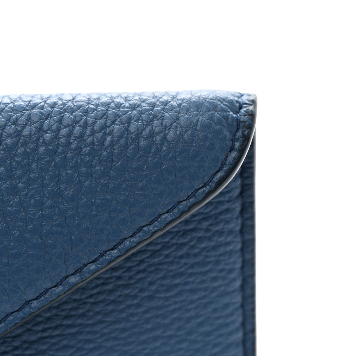Prada Vitello Grain Envelope Wallet Cobalto 13 of 15