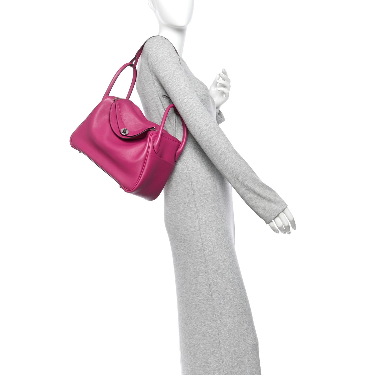 Hermes Evercolor Lindy 30 Rose Pourpre 2 of 11