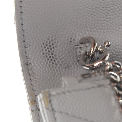Saint Laurent Grain De Poudre Matelasse Chevron Monogram Envelope Chain Wallet Souris 11 of 16