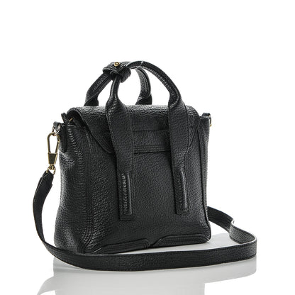 3.1 Phillip Lim 3.1 Textured Calfskin Mini Pashli Satchel Black 3 of 6