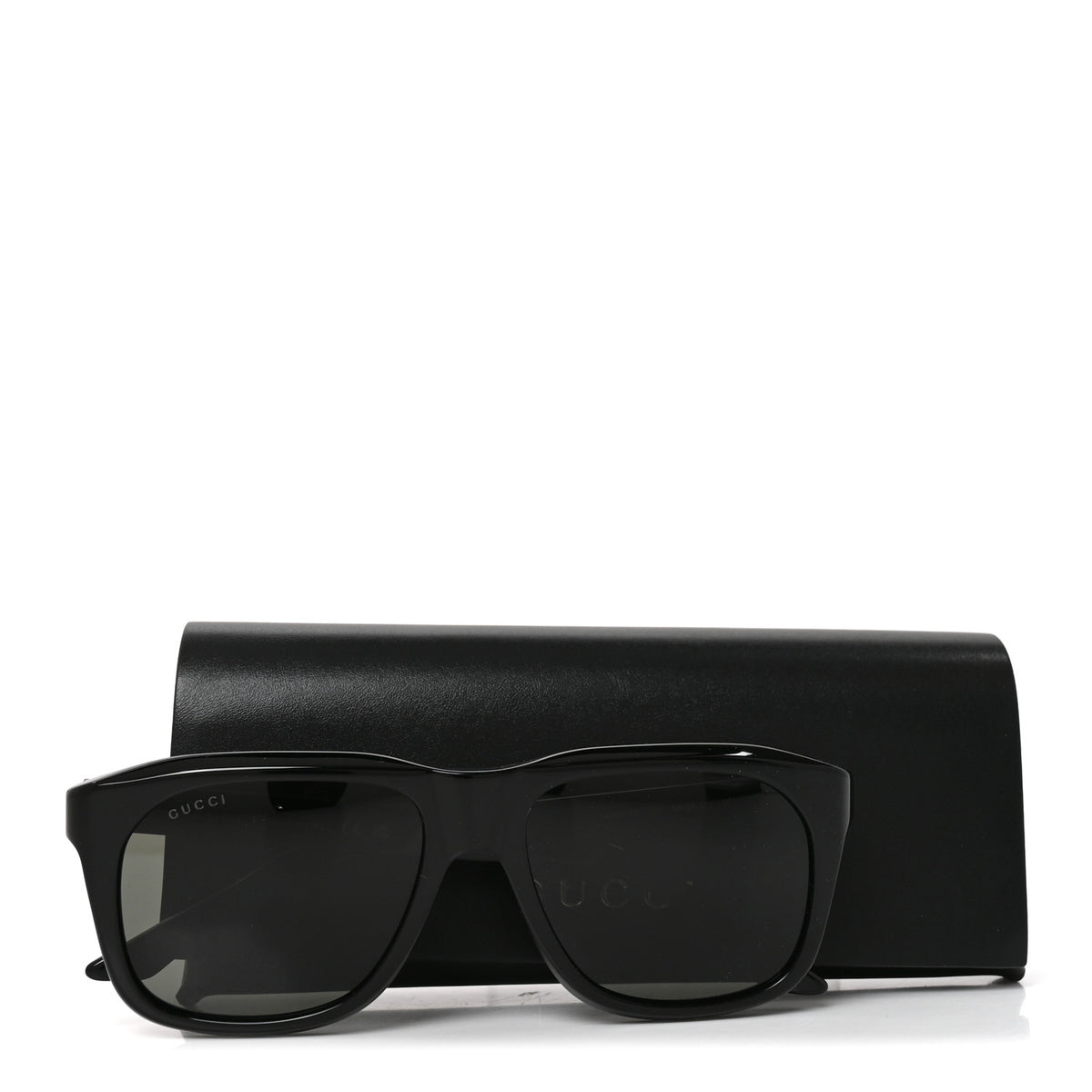 Gucci Acetate Square Sunglasses GG2077S Black 7 of 7