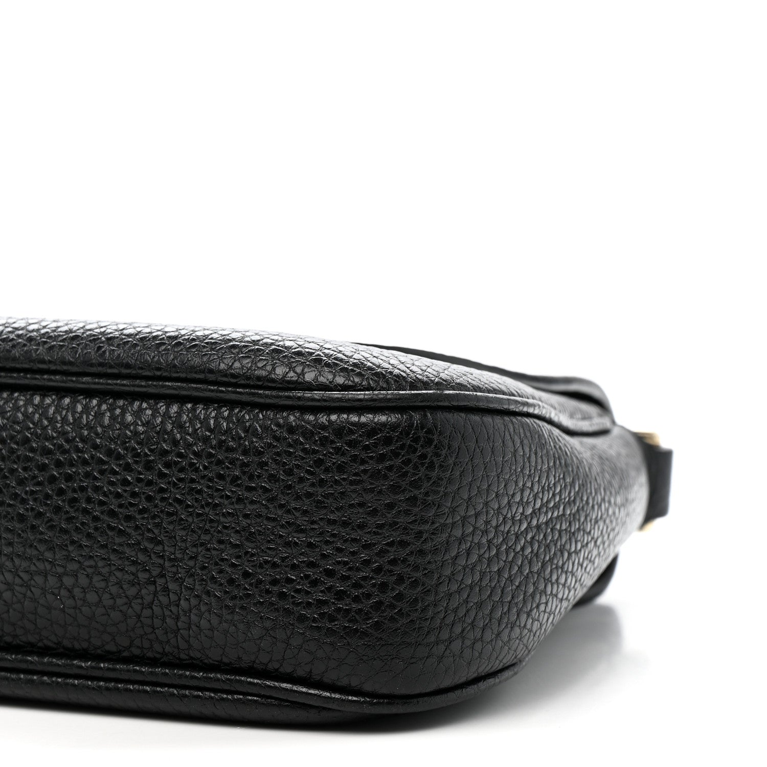 Gucci Pebbled Calfskin Medium Soho Flap Crossbody Black 10 of 10