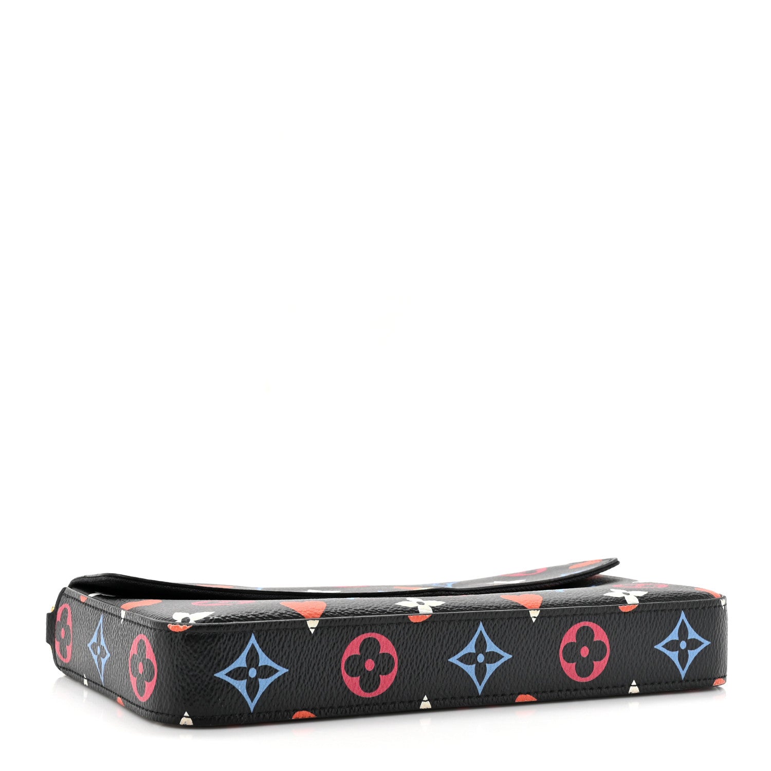 Louis Vuitton Game On Felicie Chain Wallet Black 5 of 14