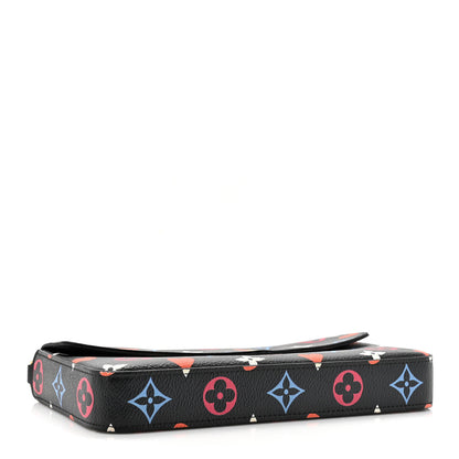Louis Vuitton Game On Felicie Chain Wallet Black 5 of 14