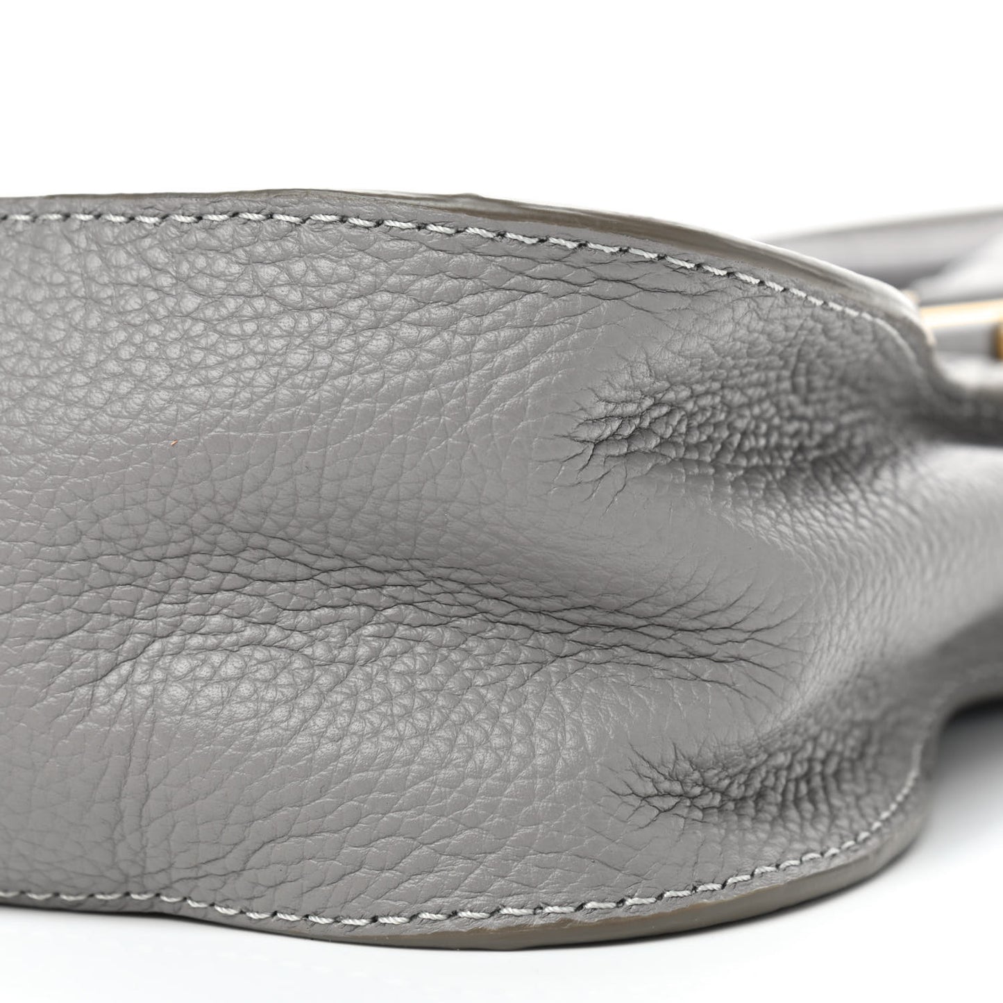 Calfskin Small Marcie Satchel Cashmere Grey