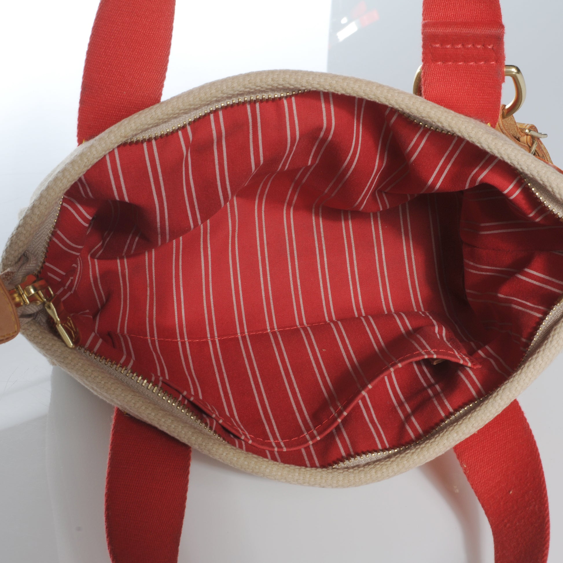 Louis Vuitton Cabas Antigua PM Beige 8 of 8