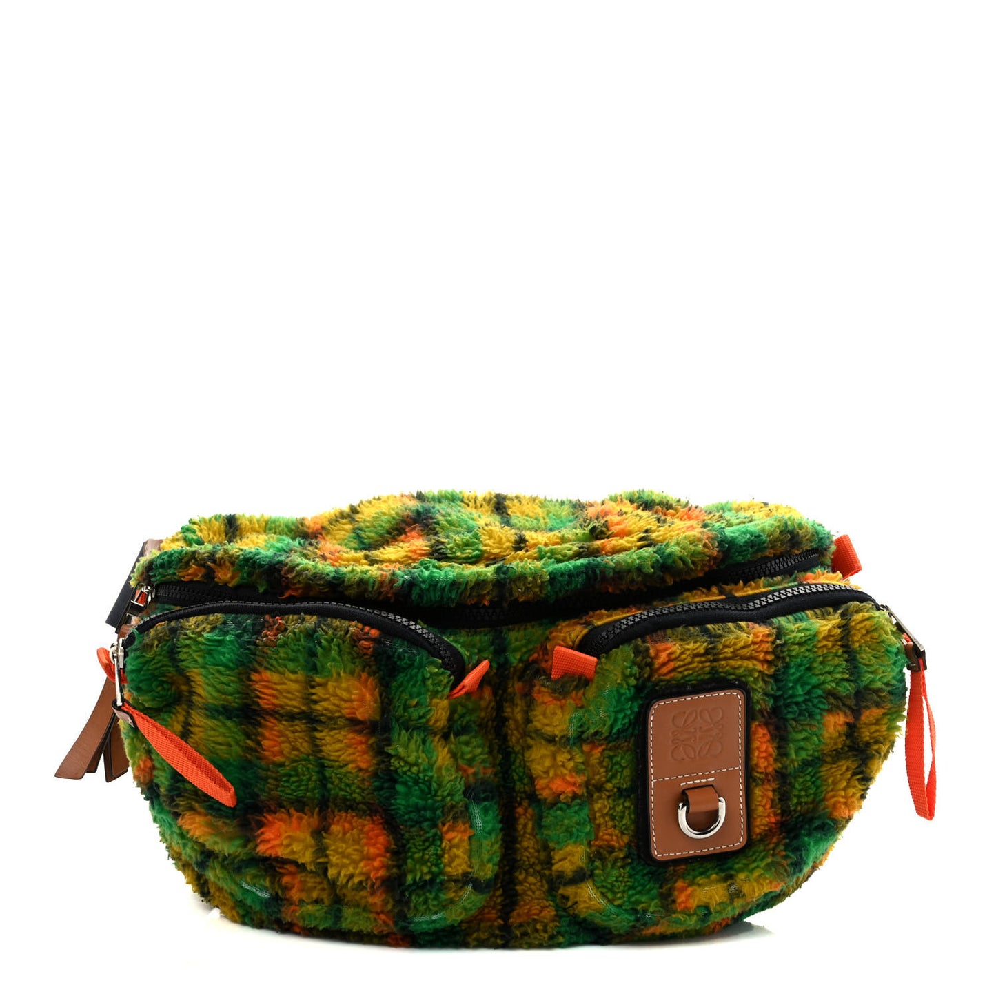 Faux Fur Print Bum Bag Multicolor