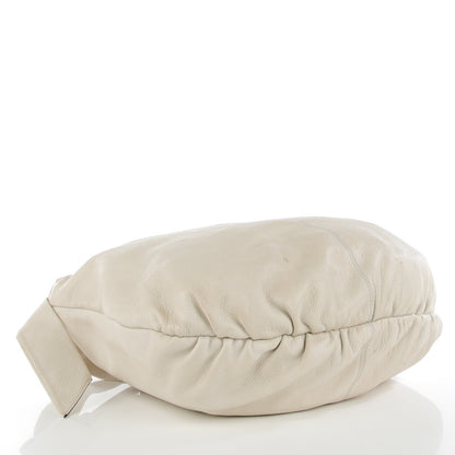 Gucci Pebbled Calfskin Medium Jungle Hobo White 4 of 7