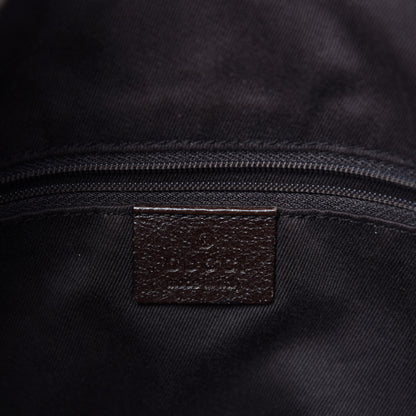 Gucci Monogram Drawstring Hobo Dark Brown 9 of 11