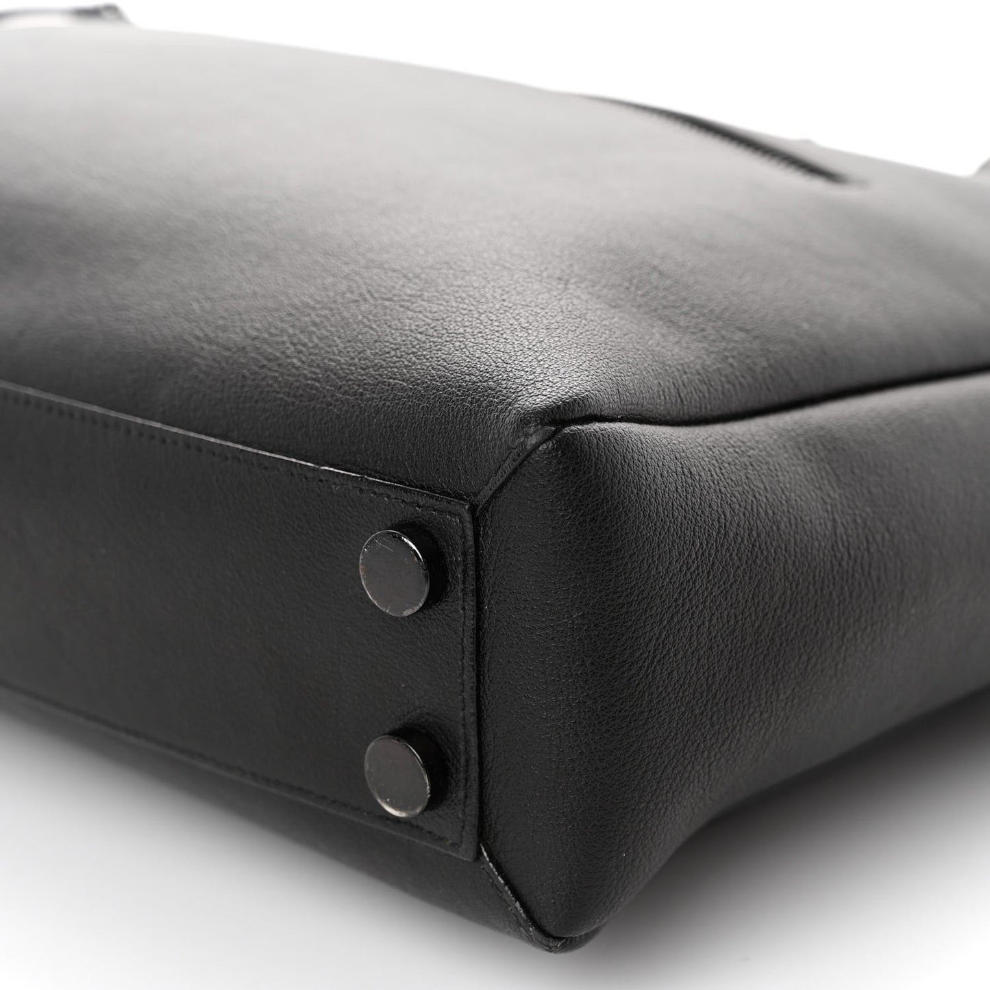 Calfskin Bold Briefcase Black