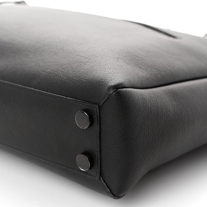 Saint Laurent Calfskin Bold Briefcase Black 8 of 8