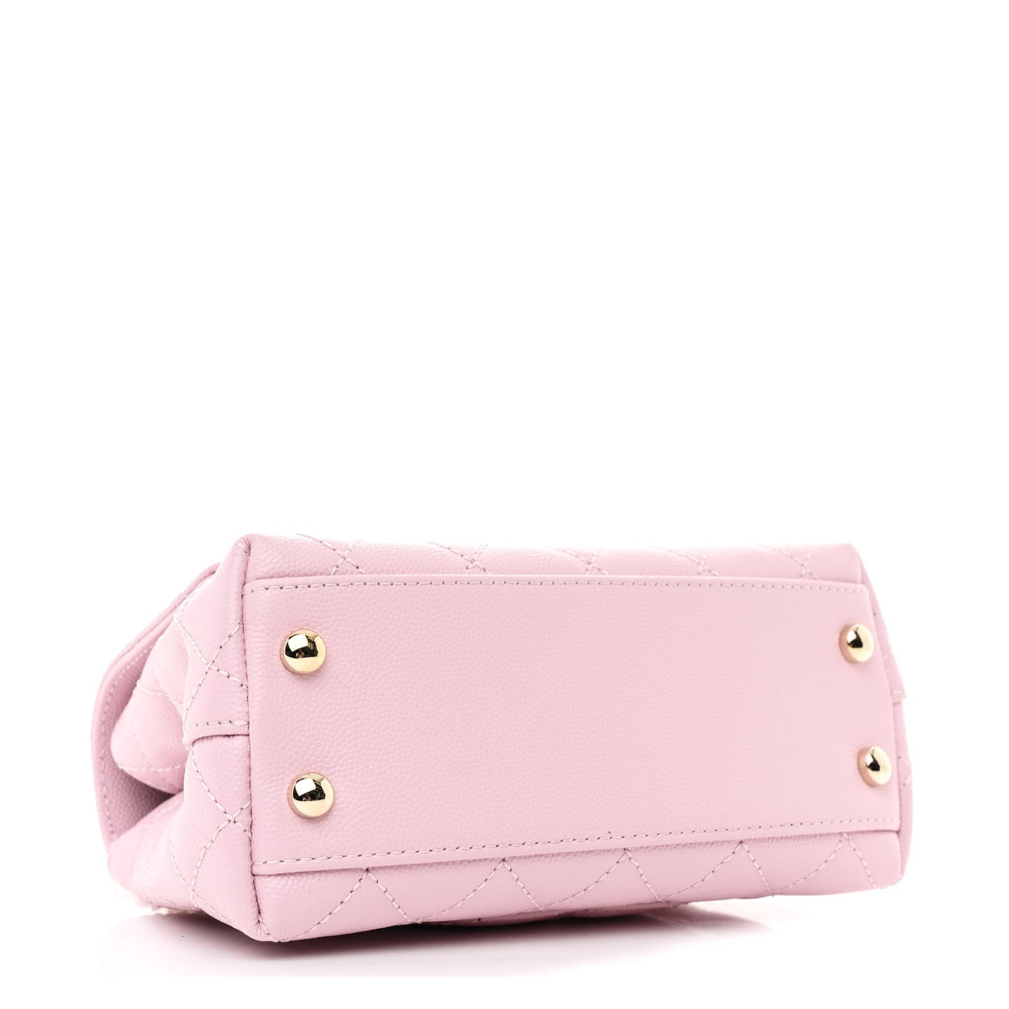 Caviar Quilted Extra Mini Coco Handle Flap Light Pink