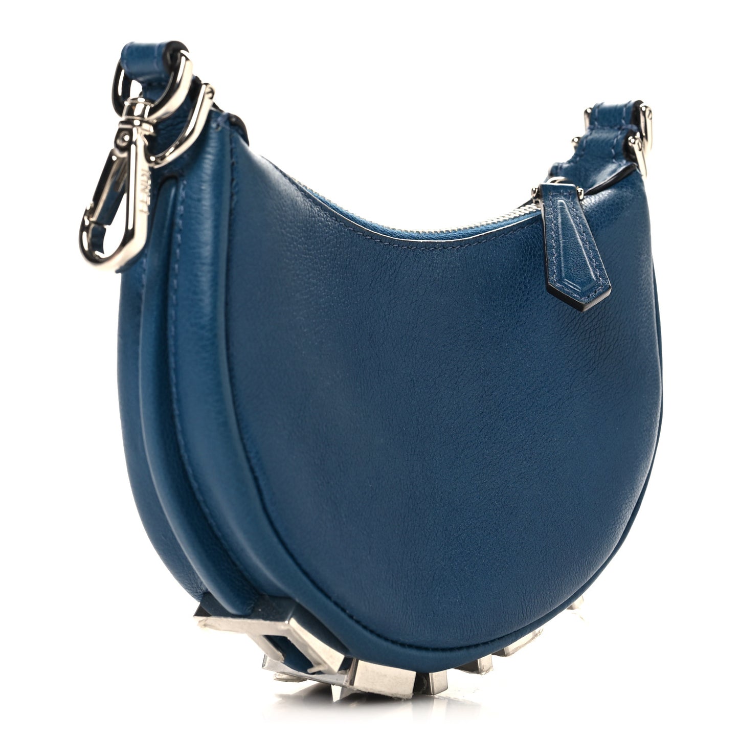 Vitello Grace Matte Nano Fendigraphy Hobo Charm Mirto
