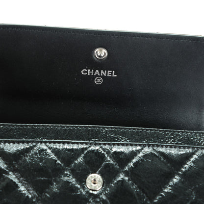 Chanel Glazed Calfskin Quilted Small Reissue Flap Wallet Black 6 of 8