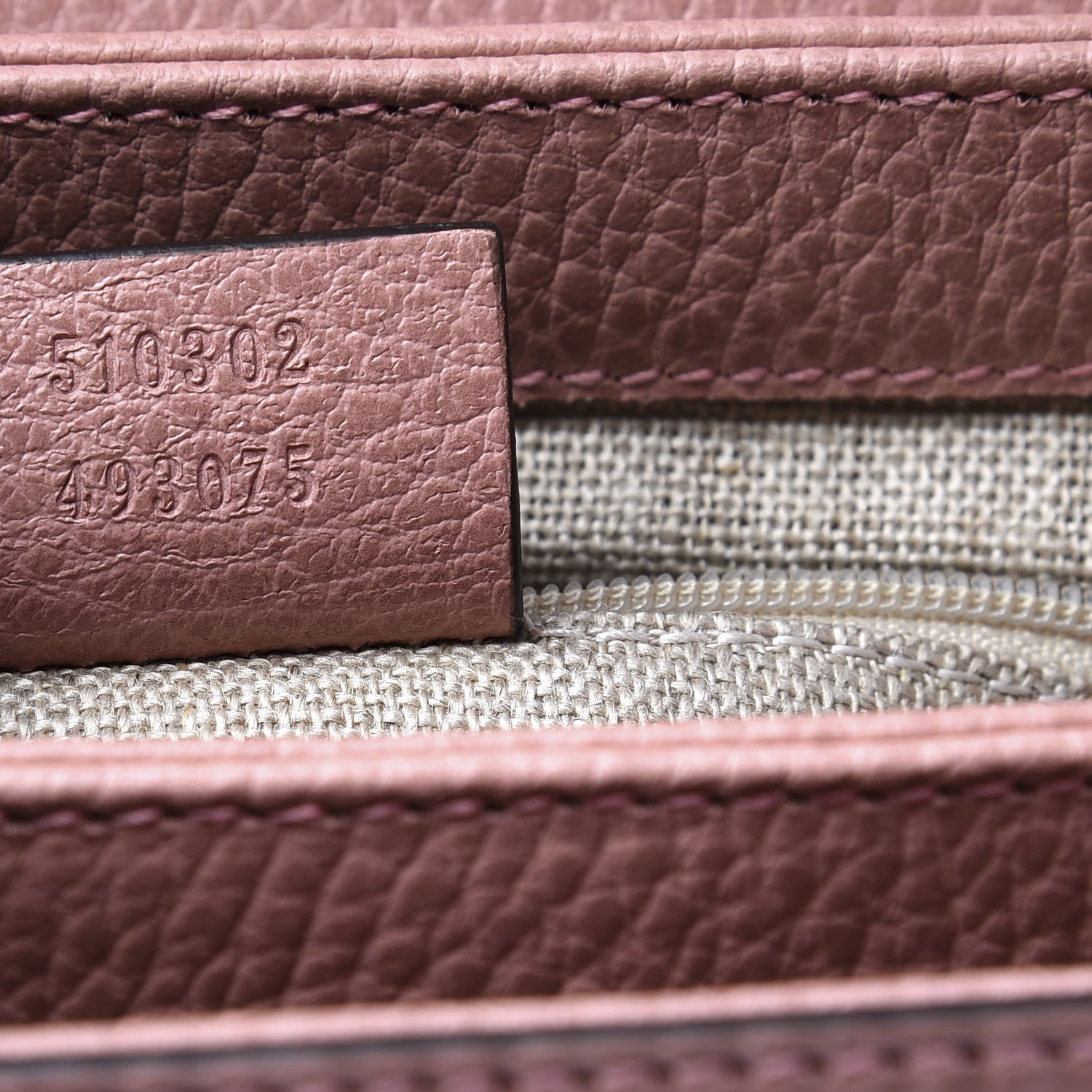 Gucci Dollar Calfskin Interlocking G Top Handle Shoulder Bag Soft Pink 6 of 11