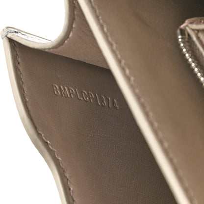 Burberry Metallic Patent Crocodile Embossed Small TB Shoulder Bag Silver 7 of 12